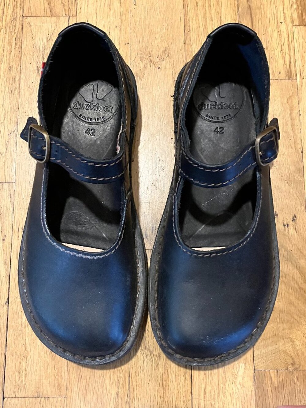 Duckfeet Himmerland Black Leather Shoes EU 42